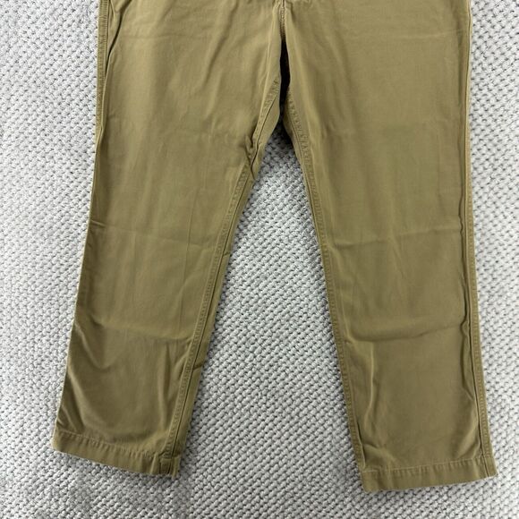 American Eagle Pants Men 32 (34X27) Khaki Beige The Original Boot Mid Rise - Picture 5 of 16